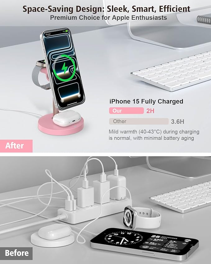 3 in 1 Wireless Charging Station - Image 5