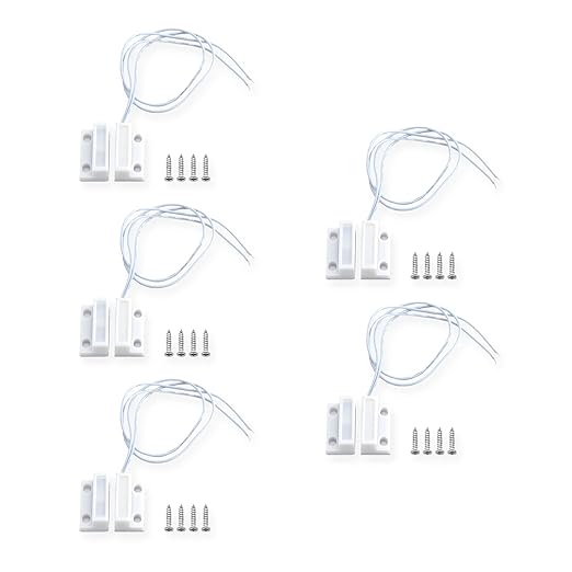 VictorsHome Magnetic Reed Switch NC Surface Mount Wired Door Window Contact by VictorsHome