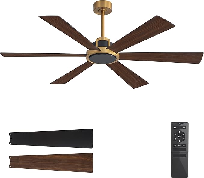 WINGBO 60 Inch Ceiling Fan without Light by HomePage