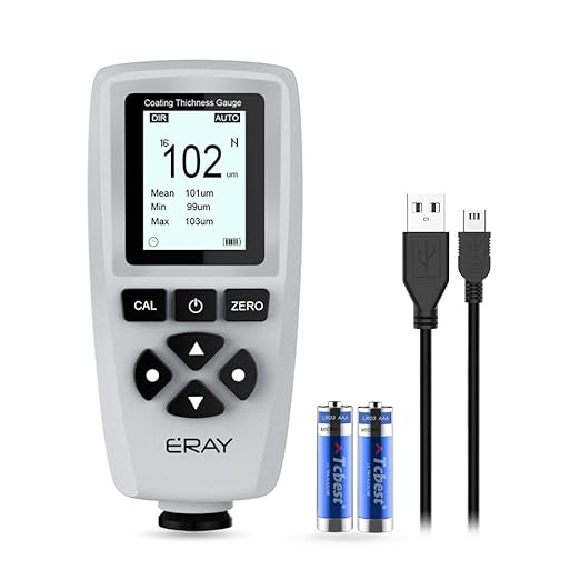ERAY Mil Thickness Gauge, Coating Thickness Gauges, Paint Depth Gauge Meter by ERAY