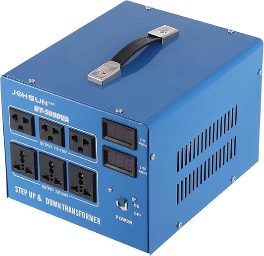 5000W Voltage Converter Auto Transformer Duty Step Up/Down Power Converter by Pinelicorn