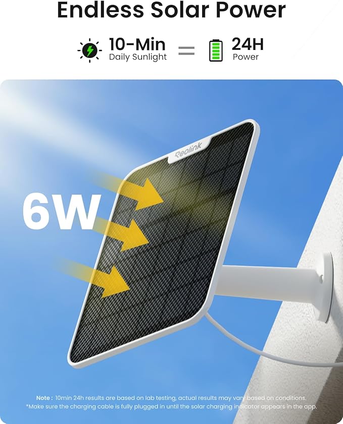 REOLINK Argus 4 Pro 4K Solar Security Cameras Wireless Outdoor, 180° Dual-Lens - Image 5