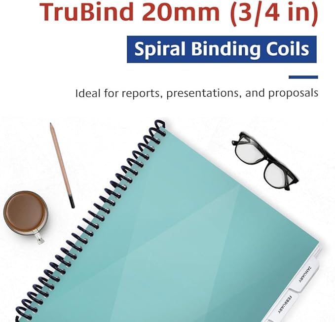 TruBind 20mm Spiral Binding Coils - Image 2