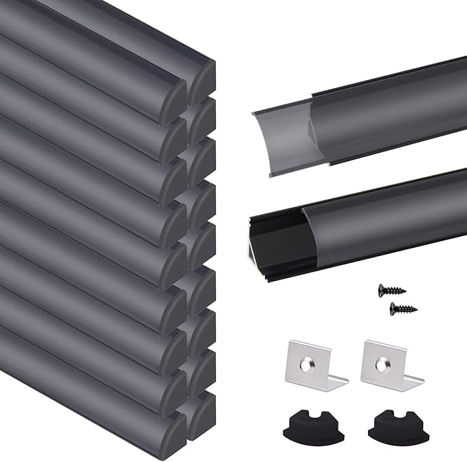 VST 20pack 3.3 ft LED Channel, V Shape Led Diffuser Channel, LED Aluminum by VSTLighting