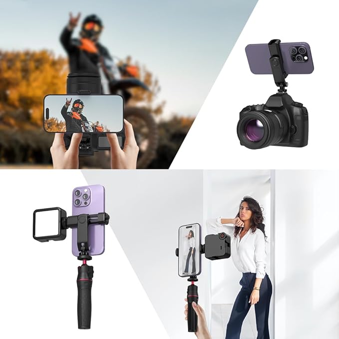 Flexible Phone Tripod Mount Adapter, Universal Smartphone Mount Adapter - Image 5