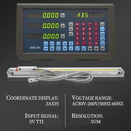 3 axis DRO Digital readout Linear Scale Set - Image 3