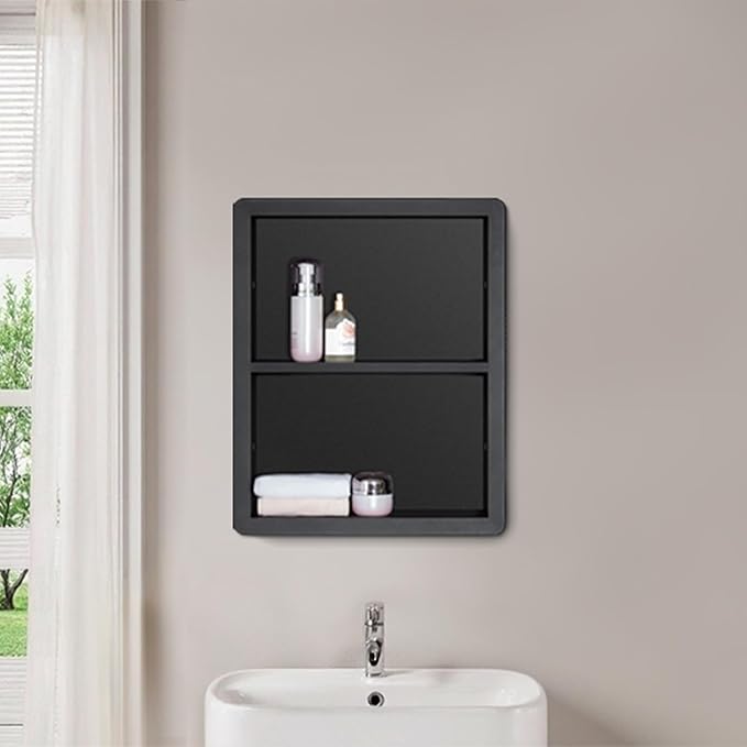 Shower Niche 14x18, Recessed Medicine Cabinet Without Mirror, 304 Stainless - Image 2