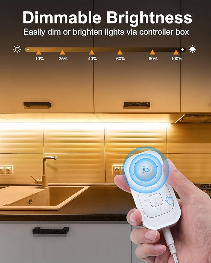 Feuymoent Motion Sensor LED Strip Light - Image 3