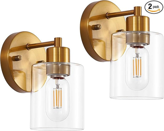SOPEAS Brushed Gold Wall Sconce by SOPEASGlobalperspective