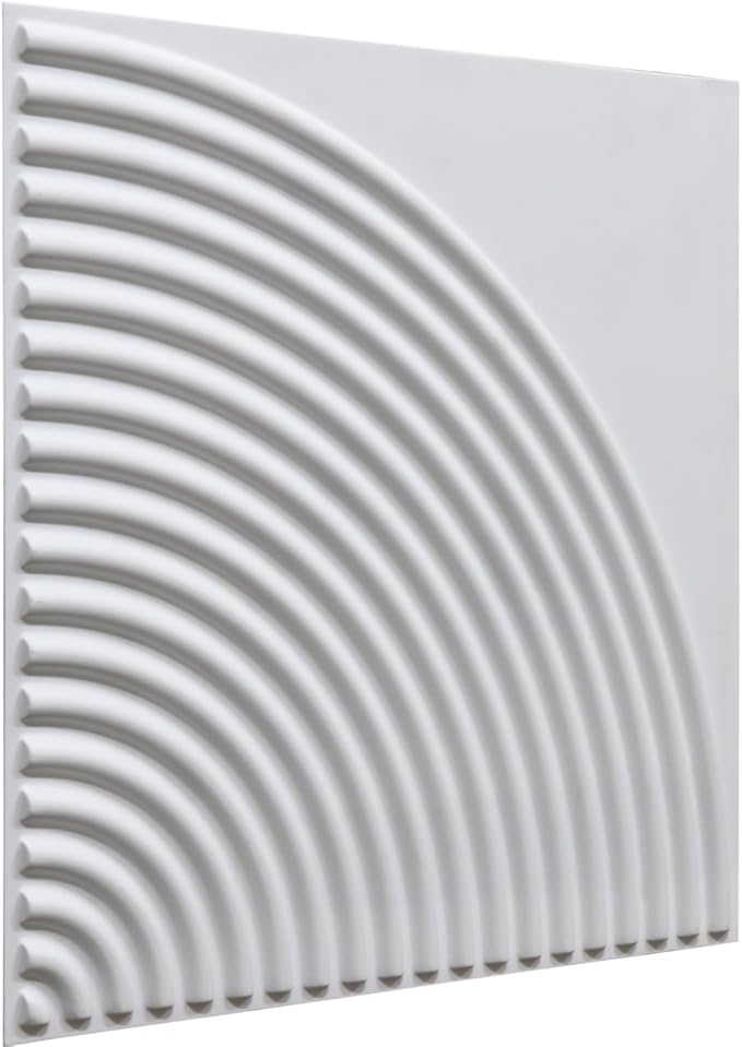 From Plain To Beautiful In Hours 9002 Arc Swell PVC 12 in x 12 in Peel and - Image 2