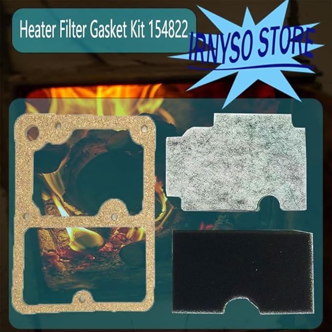 Irnyso Replacement Heater Filter Gasket Kit 154822 output filter154003 - Image 3