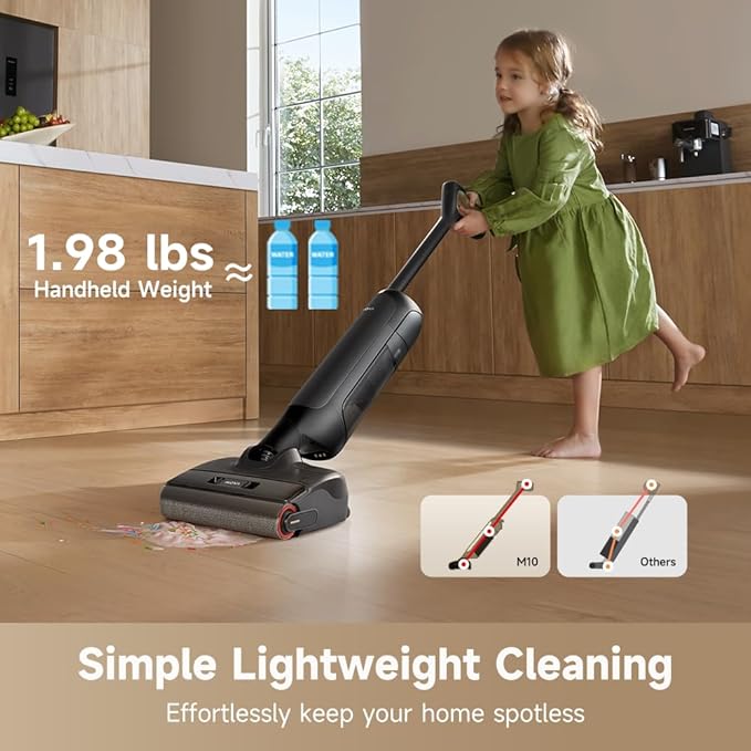 MOVA M10 Cordless Wet Dry Vacuum Cleaner 180° Lie-Flat Smart Vacuum Mop All in - Image 3