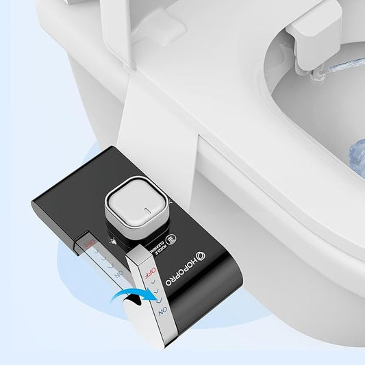 HOPOPRO Bidet with Single Finger Water Pressure Control, Self Cleaning Hygienic by HOPOPRO