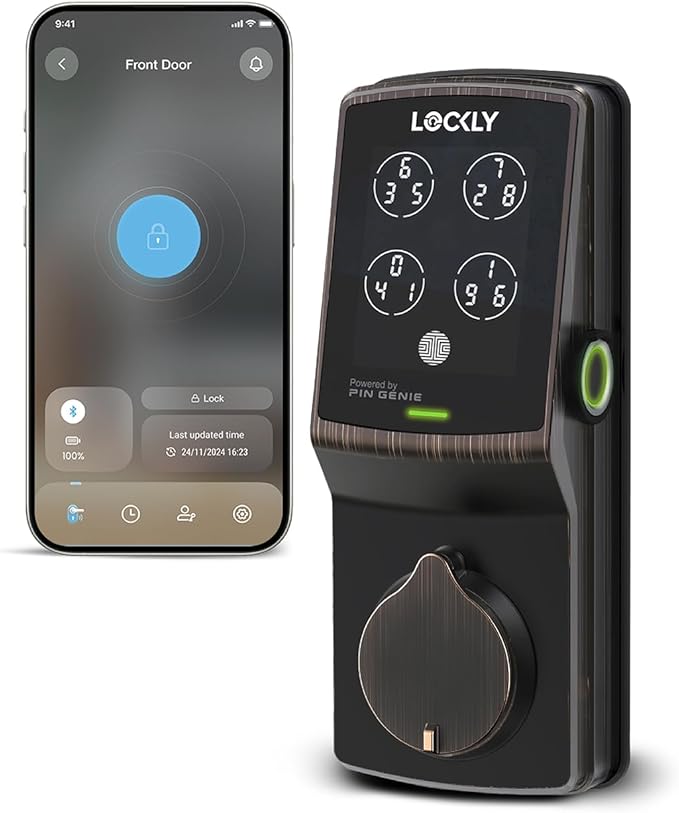 Lockly Secure Plus, Keyless Entry Door Lock, Smart Locks by Lockly