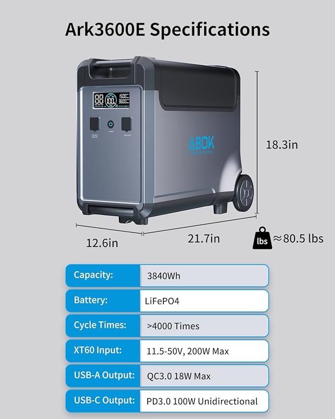 Portable Power Station Extra Battery - Image 6