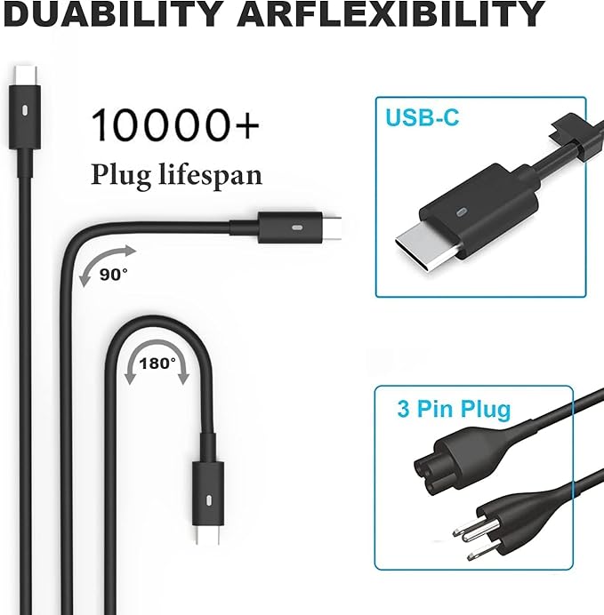 65W Type c USB c Ac Charger Compatible - Image 4