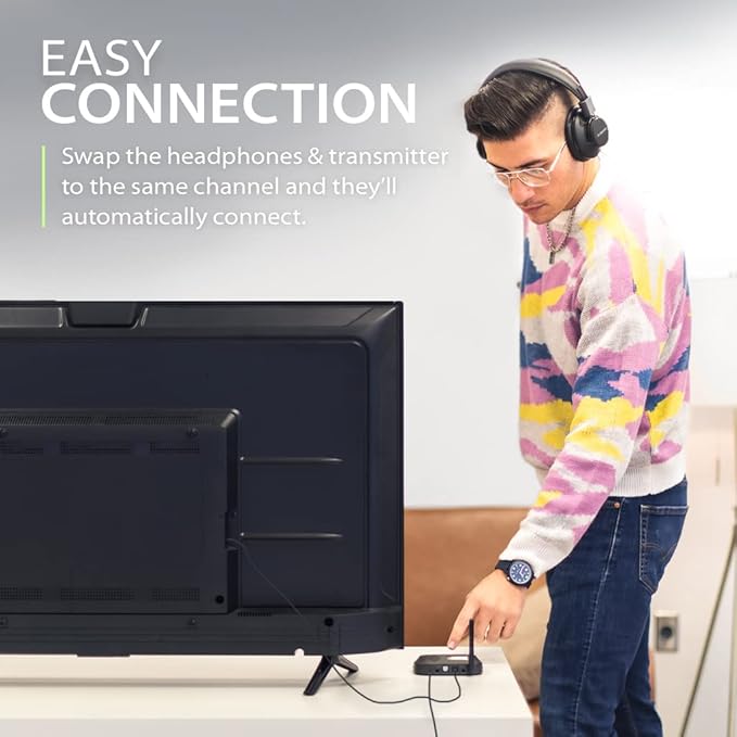 Avantree Shift - Wireless TV Multiple Headphones Pack, - Image 3