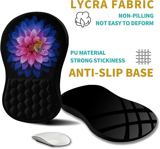 Hokafenle Ergonomic Mouse Pad Wrist Support, Wrist Rest Mousepad - Image 5