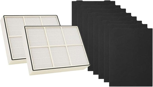 Nispira HEPA Filter with 4 Pre-Carbon Filters Compatible with Whirlpool by Nispira