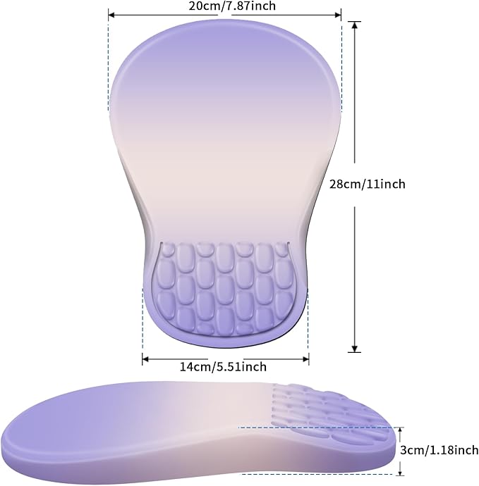 YIWEI Ergonomic Mouse Pad with Wrist Rest - Image 6