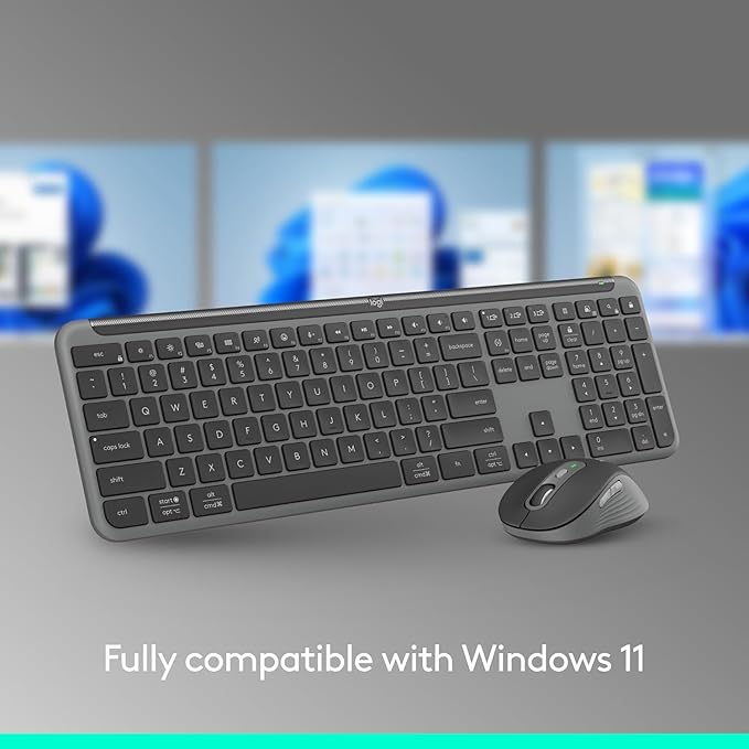 Logitech MK955 Signature Slim Wireless Keyboard and Mouse Combo, - Image 5