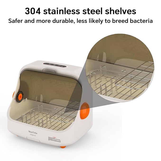 Baby Bottle Sterilizer and Dryer – UV Sterilizer 20L Large Capacity, Hot Air - Image 5