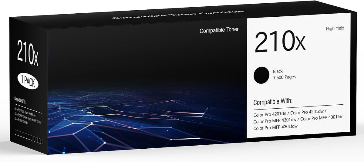 210X W2100X Black NO-CHIP Version Compatible Toner Cartridges Work