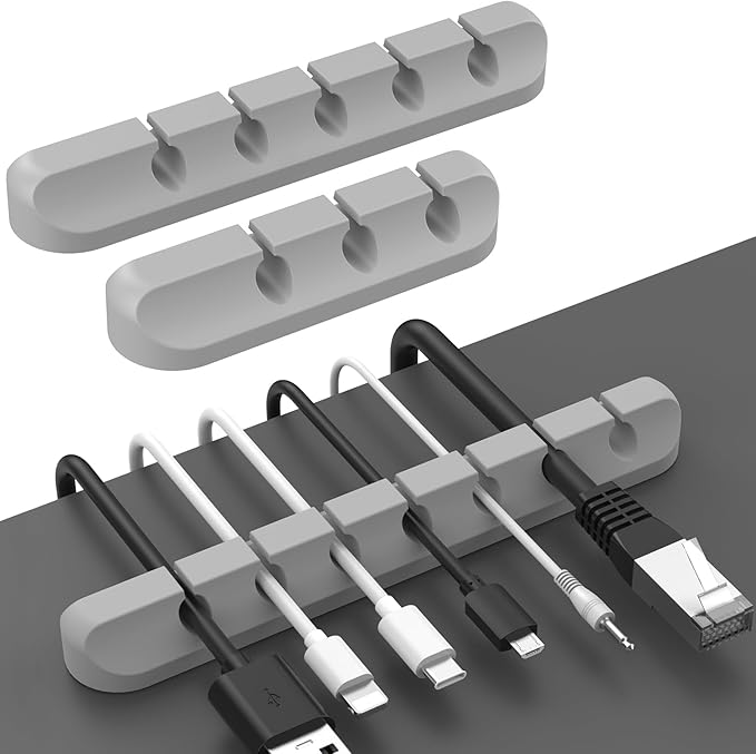AhaStyle Cable Clips, 3 Pack Cord Holders Cable Organizer Self Adhesive Cord by AHASTYLE