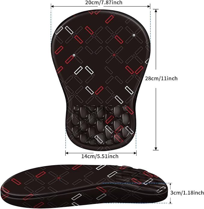 YIWEI Ergonomic Mouse Pad with Wrist Rest - Image 6