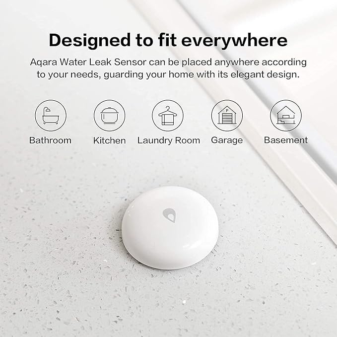 Aqara Water Leak Sensor 3 Pack, Zigbee Wireless Water Leak Detector - Image 4