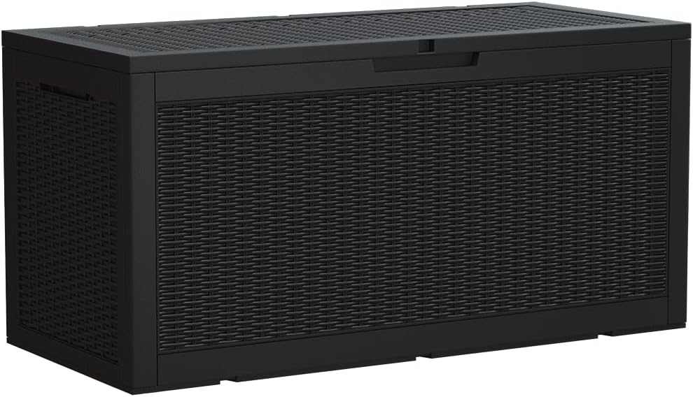 devoko 95 gallon deck box large resin outdoor, main product view