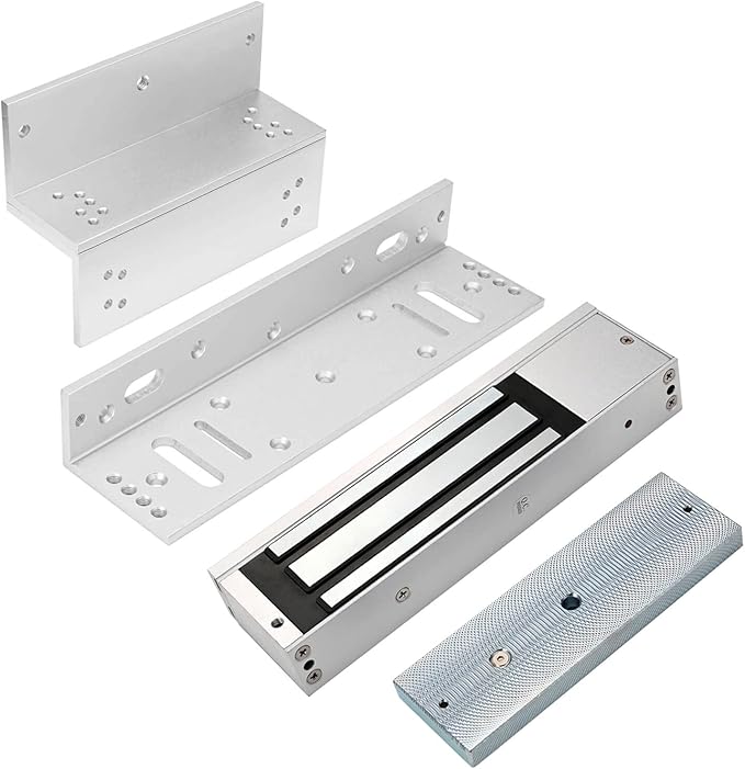 Electromagnetic Lock with Z and L Bracket 1200LBS 500KG Holding Force Electric by YUANWIN
