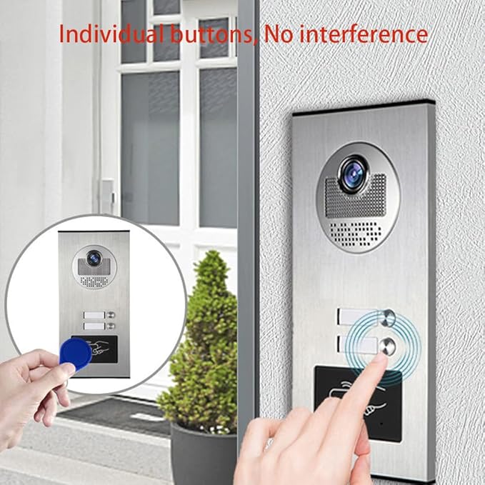 ANJIELO SMART Wired Video Multifamily Apartment Intercom System, - Image 6