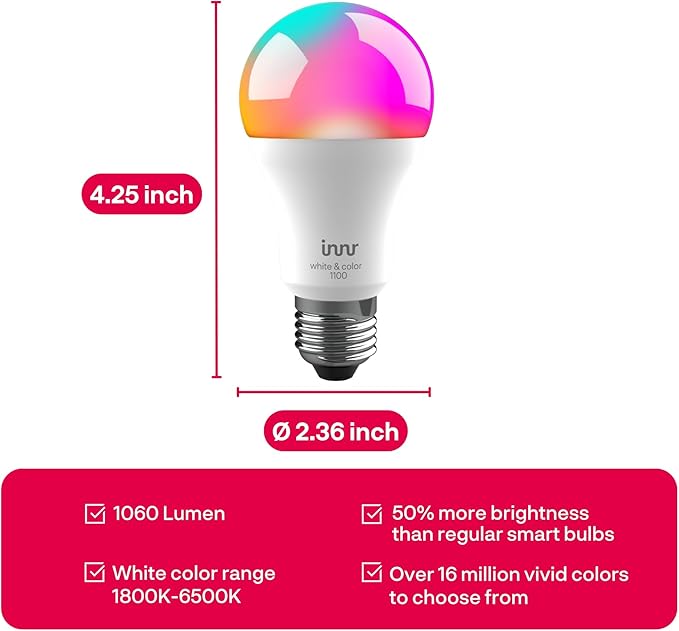 innr Zigbee A19 Smart Bulb, Works - Image 10