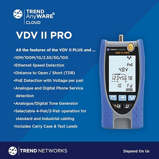 TREND Networks | R158005 | VDV II Pro | Cloud Connected | Voice, Data and Video - Image 4