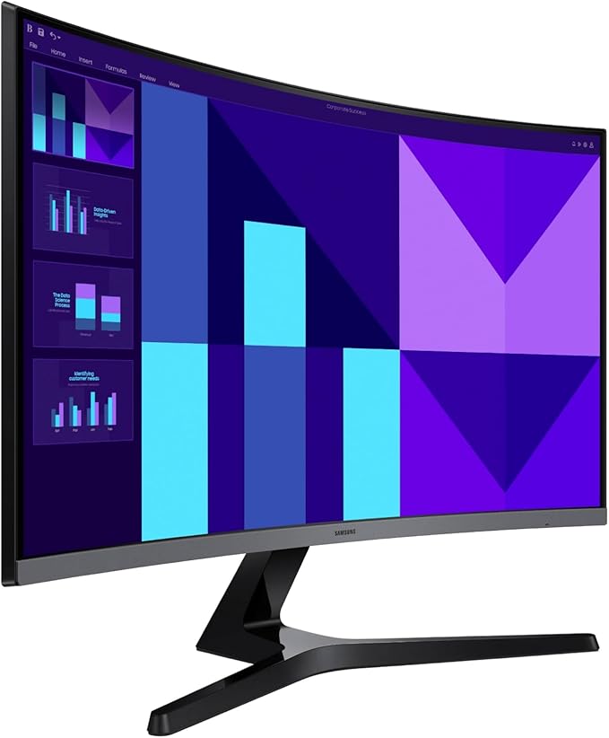 Samsung 27-inch S3 FHD 100Hz Curved Monitor, Game Mode, Eye Saver Mode - Image 12