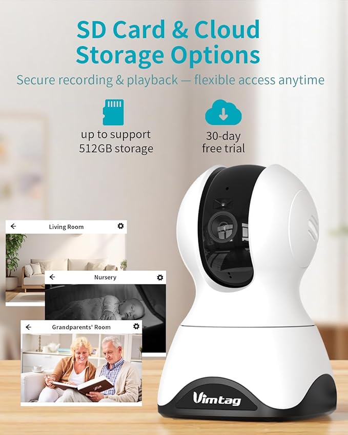 VIMTAG Indoor Pet Camera, 2.5K Dog Camera - Image 9