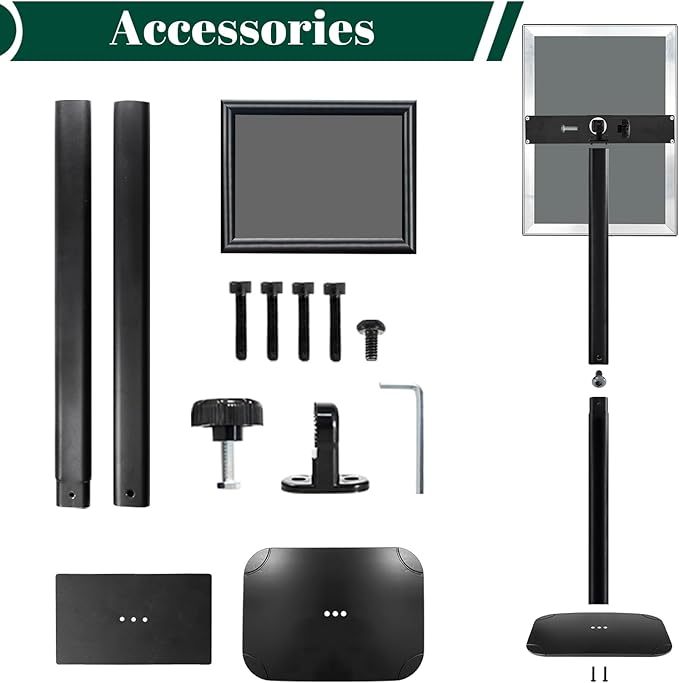 Mutualsign 3Pcs Heavy Duty Pedestal Sign Holder - Image 8