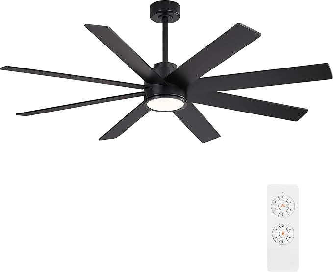 WINGBO 72" Large DC Ceiling Fans by HomePage