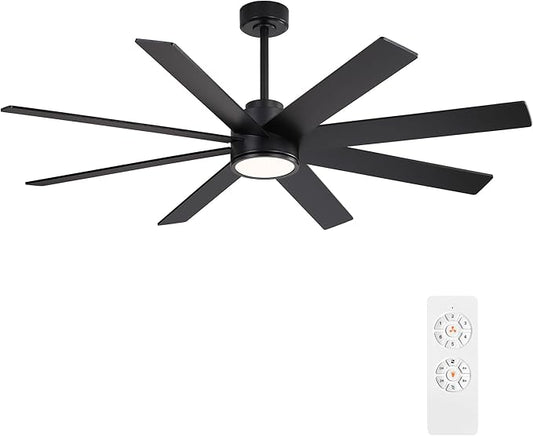WINGBO 72" Large DC Ceiling Fans by HomePage