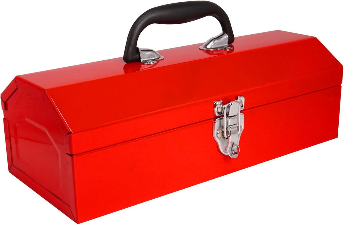 manufore 16" metal tool box with carry handle, main product view