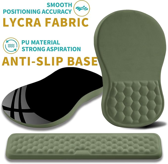 Hokafenle 2 in 1 Ergonomic Mouse Pad Wrist Support & Wrist Rest - Image 6