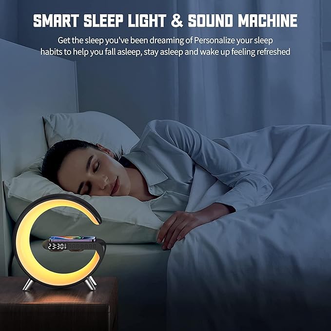 Smart Table Lamp, 15W Wireless Charger Station - Image 8