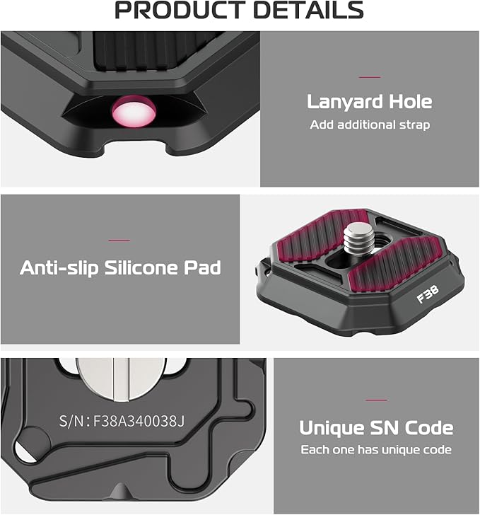 FALCAM F38 Camera Quick Release Plate Compatible - Image 6