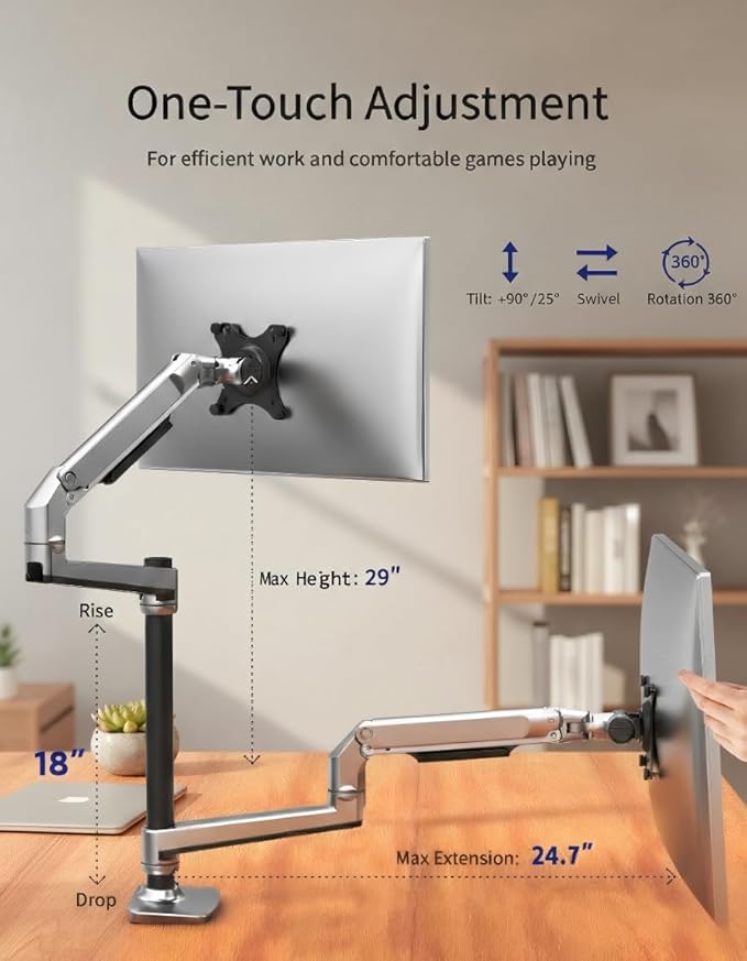 Ergounion Premium Dual Monitor Stand - Image 2