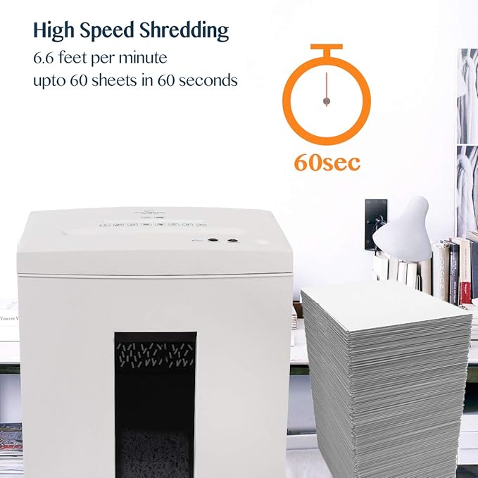 WOLVERINE 10-Sheet Super Micro Cut High Security Level P-5 Heavy Duty - Image 8