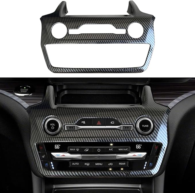 ruihe Carbon Fiber Color Center Dash ​Radio Audio Control Panel Automatic by ruihe