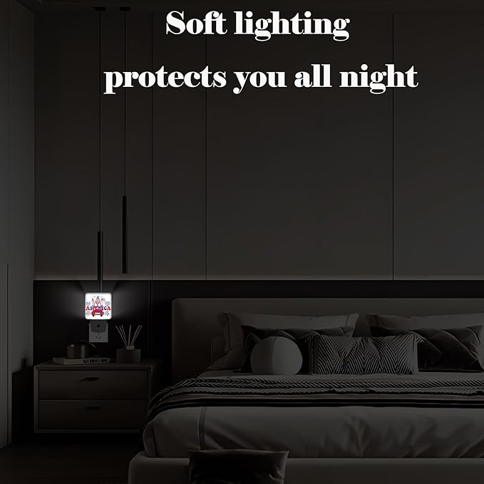 FSHVQKD Happy Independence Day Night Light, Plug Into Wall - Image 7