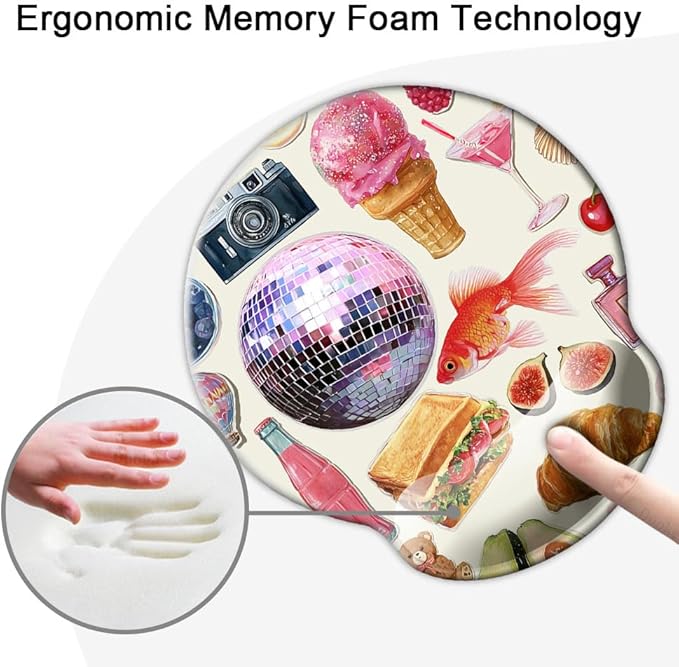 Ergonomic Mouse Pad with Wrist Support, Mouse Pad with Wrist Rest, Relieve - Image 4