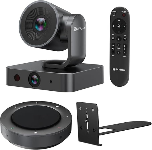 4K Conference Room Camera System, AI Auto-Tracking PTZ Camera 15x Zoom by ACTIONSGLOBALUSINC